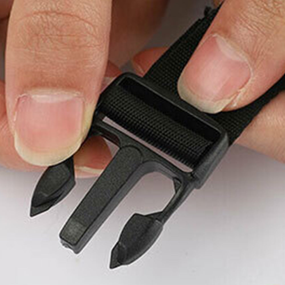 19Pcs Buckle and Strap Kit Nylon Strap with Triglide Clips for Backpack Dog Collar