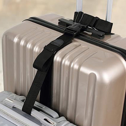 2Pcs Set Luggage Connector Straps for Suitcase Adjustable Attachment Accessories for 3 Suitcases