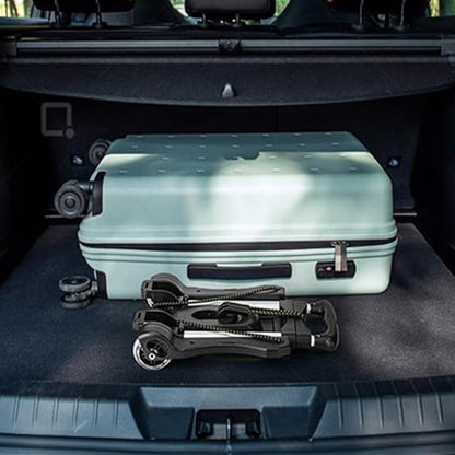 Small Folding Hand Truck with 2 Wheels Foldable Luggage Cart for Airport Travel Moving