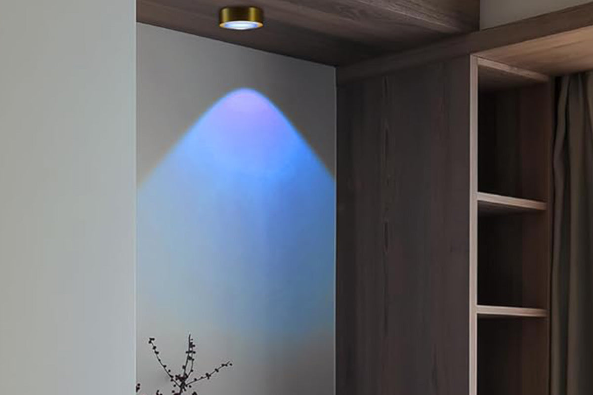 3 Piece Wireless Art Display Picture Lights - Gold