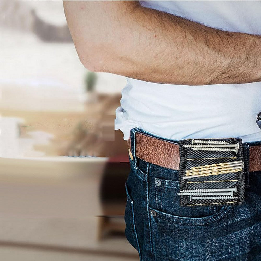 Magnetic Wristband Gifts for Men Dad Husband Tool Belt for Holding Screws Nails