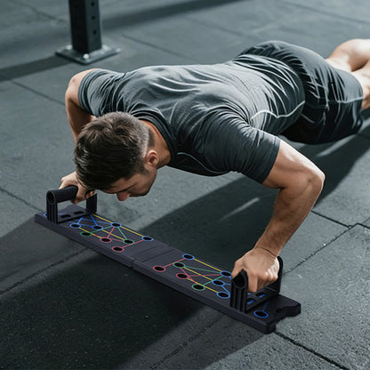 24 in 1 Push Up Board Strength Training System with Handles for Chest Shoulders