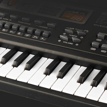 61 Keys Electric Piano Music Keyboard For Kids Beginner With Microphone