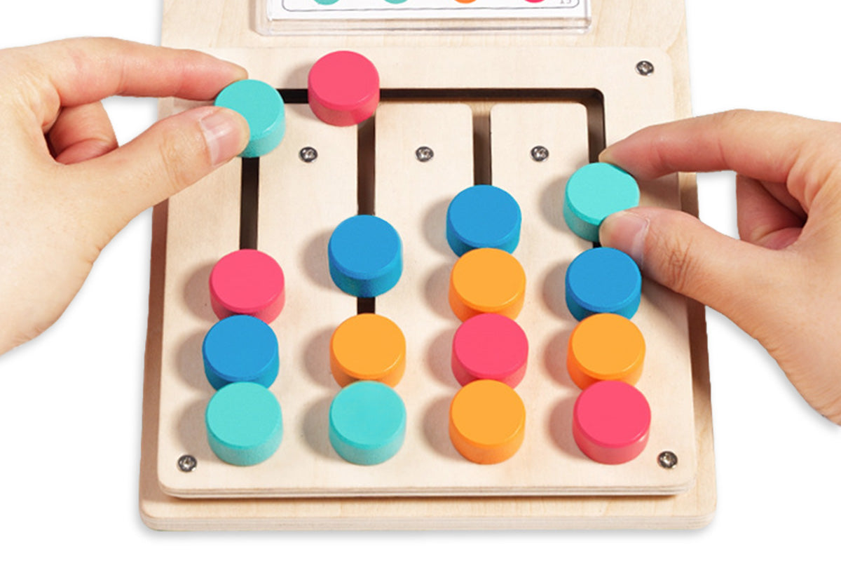 Color Matching Puzzle Toys Montessori Brain Teasers Board Game For boy and girls