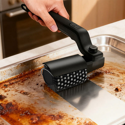 Electric Rotary Cordless Grill Cleaning Brush with Adjustable Angle