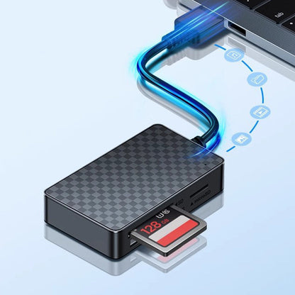 4-in-1 USB 2.0 Memory Card Reader ââ‚?Adapter for CF, SD, TF, MS Cards