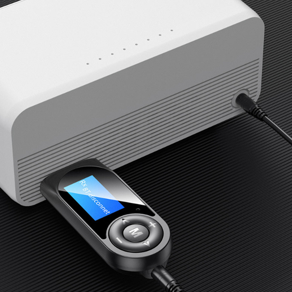 4-in-1 USB Bluetooth 5.0 Transmitter Receiver AUX 3.5mm Audio Adapter for TV Car PC