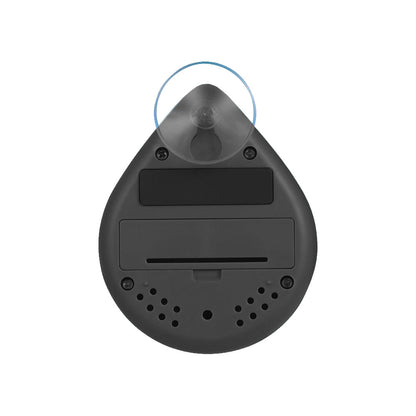 Digital Shower Timer Suction Mount Kitchen Cooking Timer Studying Reminder Timer Black