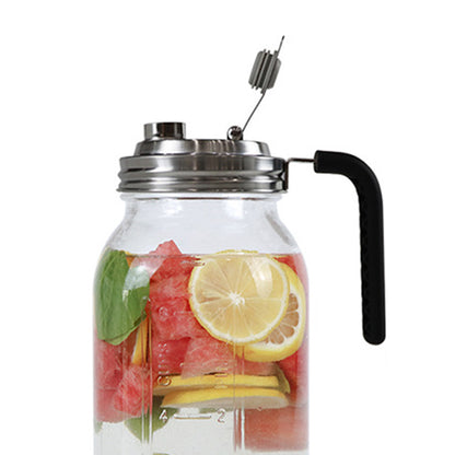 Stainless Steel Mason Jar Lid Handle Pour Spout Replacement Cap - 86mm