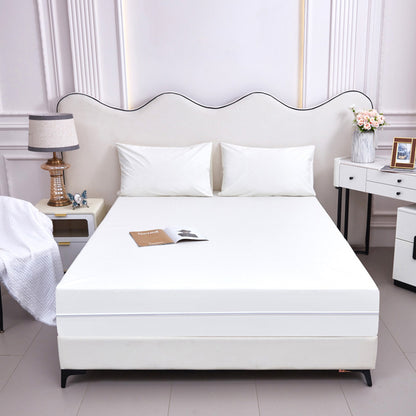 2Pcs Zippered Mattress Protector Waterproof and Bed Bug Proof Mattress Protector