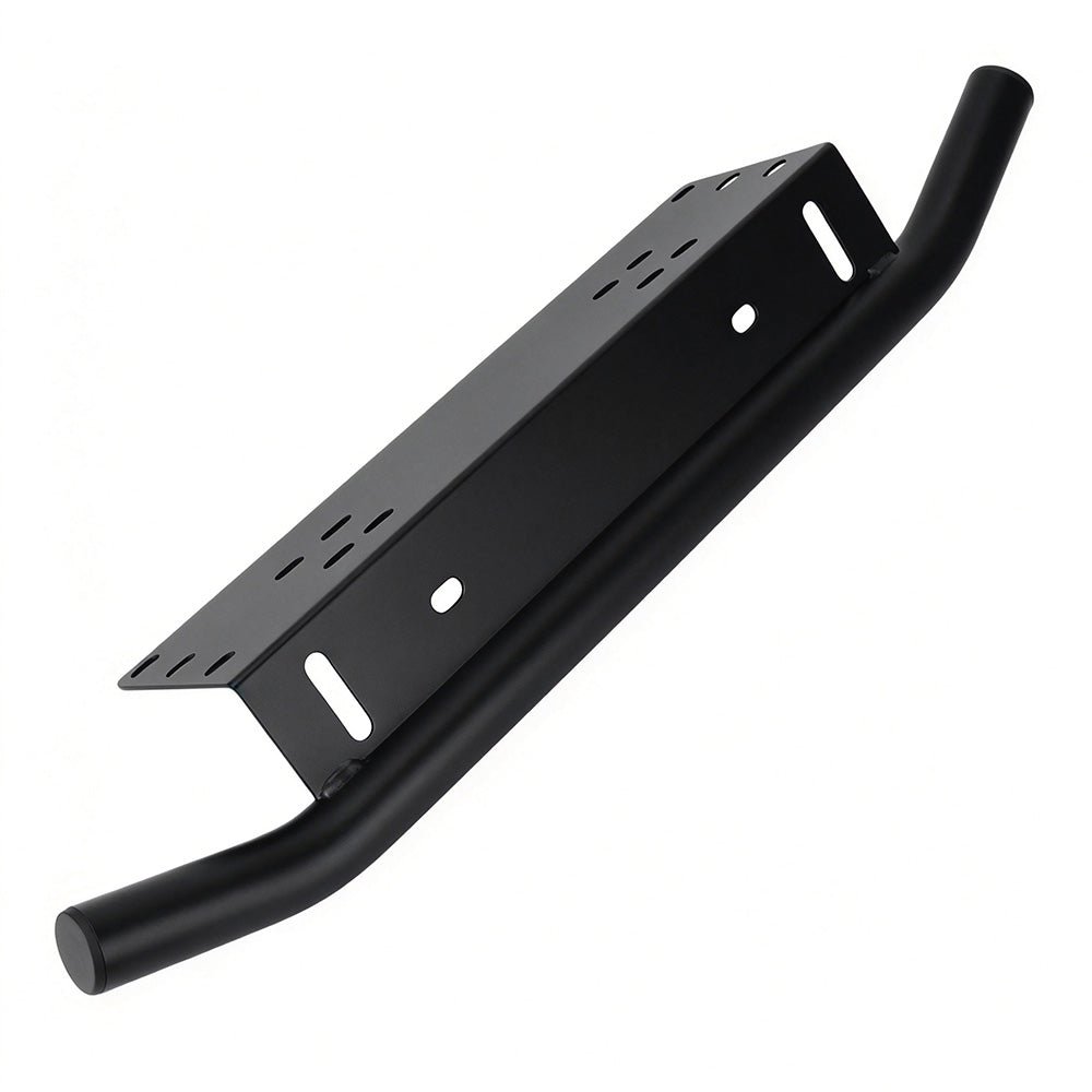 Aluminum 23 Inch License Plate Frame Matte Black for Truck SUV and Jeep
