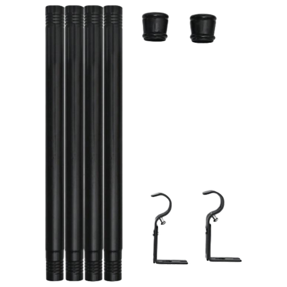 Curtain Rods Set Metal Splicing Curtain Poles