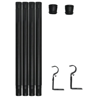 Curtain Rods Set Metal Splicing Curtain Poles