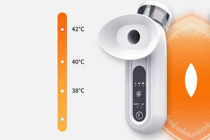 2Pcs Eye Steamer with 3 Level Temperatures Nano Eye Mist Steam Sprayer for Dry Eye