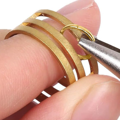 Jewelry Making Repair Kit 1160pcs Open Jump Rings 40pcs Lobster Clasps Pliers Set