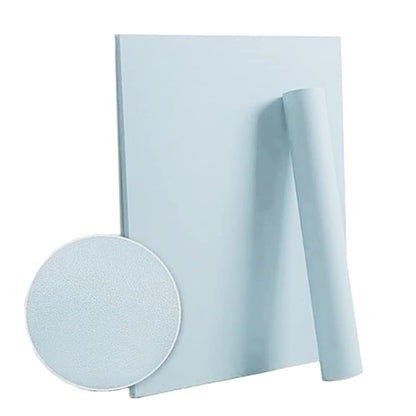 Self-Adhesive Solid Color Wallpaper Wall Sticker Home Decor -Blue