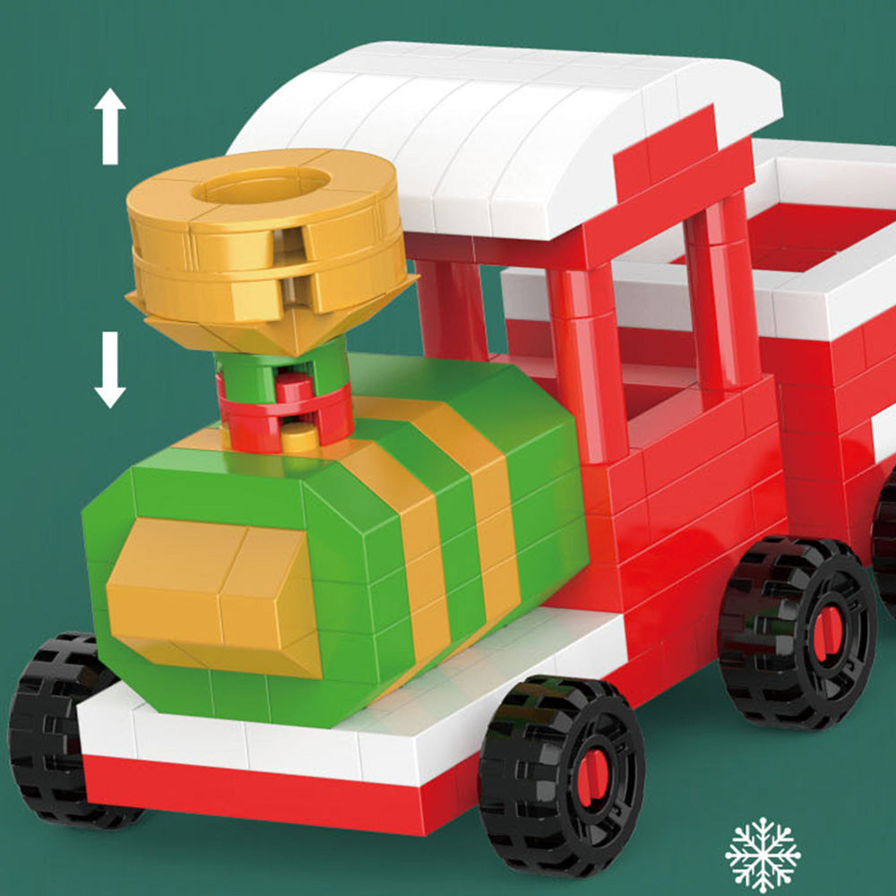 Christmas Tree Ornaments Building Block Set Santa & Nutcracker Xmas Decorations Style 2