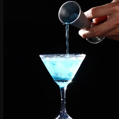 Stainless Steel Double Jigger Cocktail Bar Measuring Cup - Silver