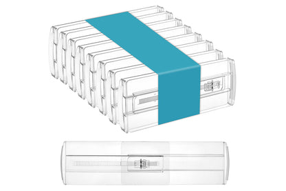 8Pcs Adjustable Plastic Drawer Dividers Expandable Drawer Organizer Separators