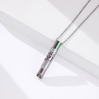 Yoga Symbol Mindful Breathing Necklace Calming Necklace Meditation Necklace Mix-Colour