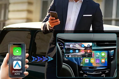 2 in 1 Carplay Android Auto Wireless Adapter Auto Connect USB Dongle For Wired Carplay Android