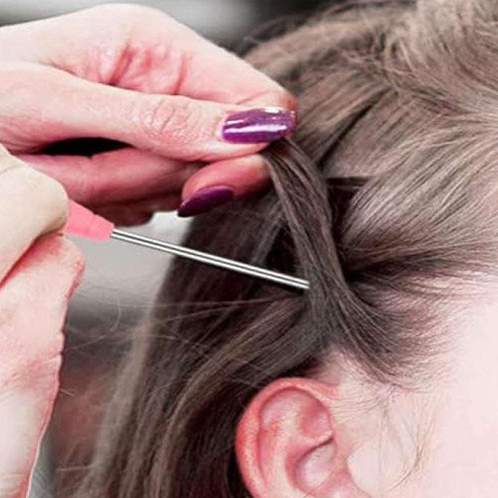 28Pcs Hair Styling Combs Set for Curling Combing Straightening-Pink