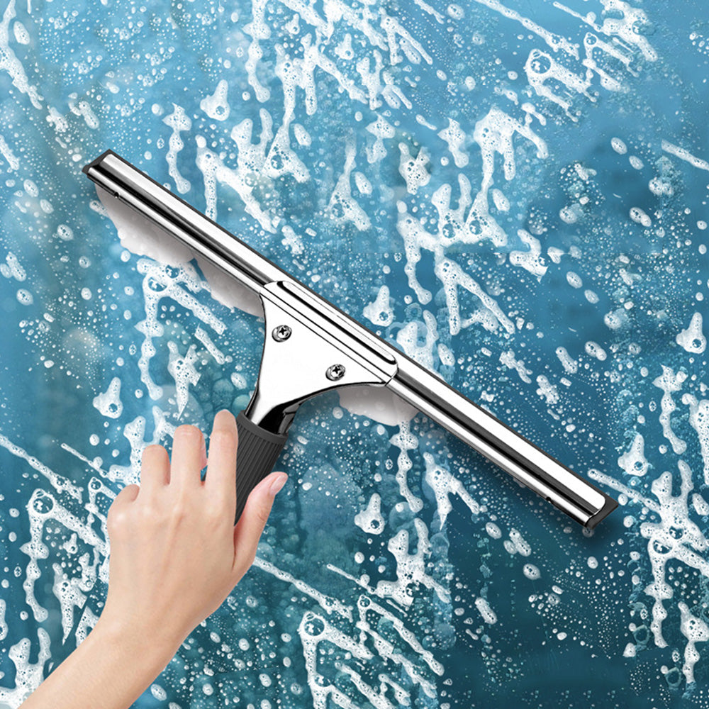 45 cm Window Squeegee with 1.2 m Telescopic Pole Glass Cleaning Tool
