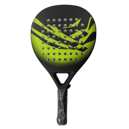 Carbon Fiber Paddle Tennis Racket with EVA Core & Carry Bag ââ‚?Beach/Court Green