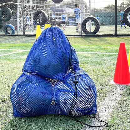 4 Pcs Large Mesh Gear Bag Drawstring Swim Storage Backpack Set