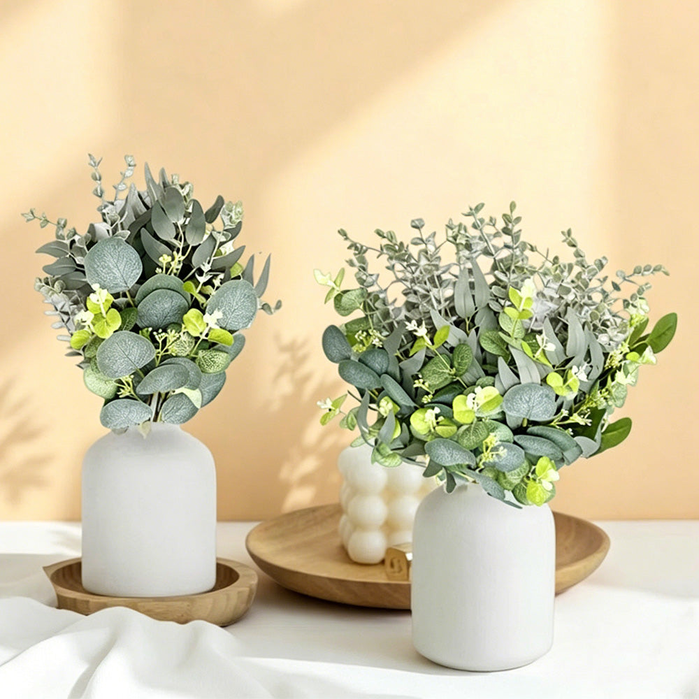 130Pcs Artificial Eucalyptus Leaves Bundle