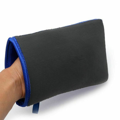 2Pcs Car Detailing Clay Mitt for Removing Iron Particles and Paint Over Spray and Contaminants