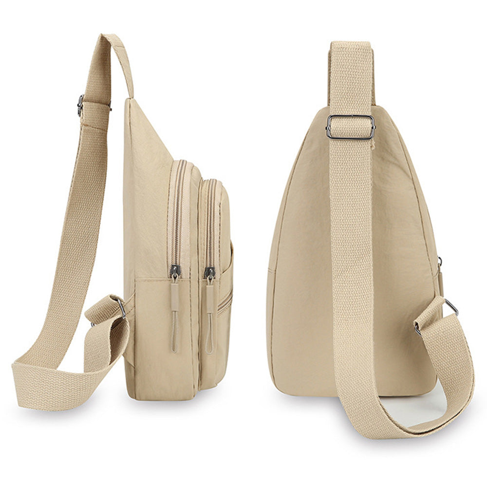 Anti Theft Sling Bag Crossbody Bag for Women Khaki
