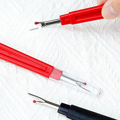 Sewing Seam Ripper Tool with Storage Box Thread Removers