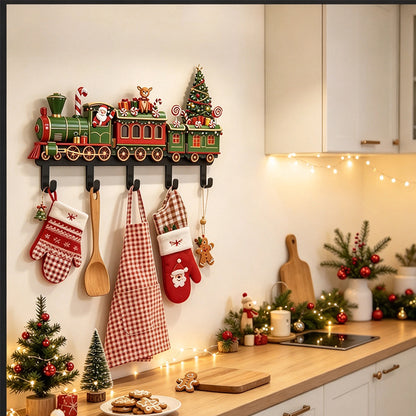 Christmas Wall Hanger Shelf Christmas Storage Rack with Light