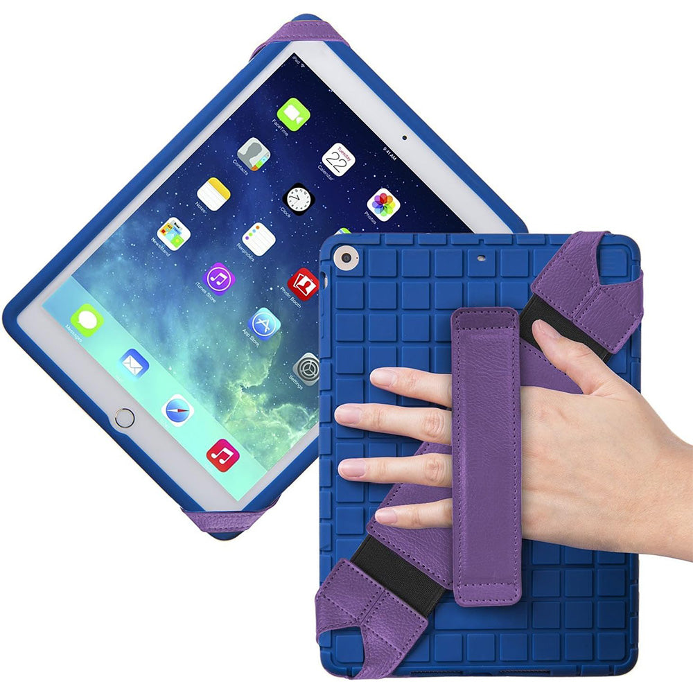 PU Leather Hand Strap Holder Stand-Purple