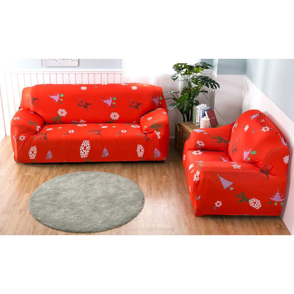 Christmas Stretchable Sofa Cover -Style 2