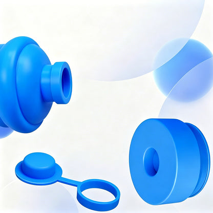 3Pcs Silicone Reusable Replacement Cap and Leak Proof for 3-5 Gallon Water Jug