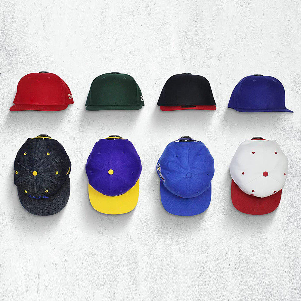 10 Pack Hat Racks for Baseball Caps Fashion Self-Adhesive Hat Hooks Room Decor-White