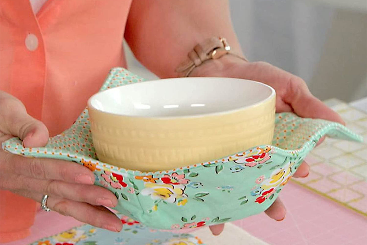 DIY Craft Clear Acrylic Bowl Cozy Template Cutting Ruler Bowl Cozy Pattern Template for Sewing DIY Art Craft
