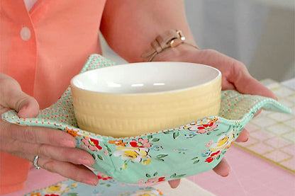 DIY Craft Clear Acrylic Bowl Cozy Template Cutting Ruler Bowl Cozy Pattern Template for Sewing DIY Art Craft