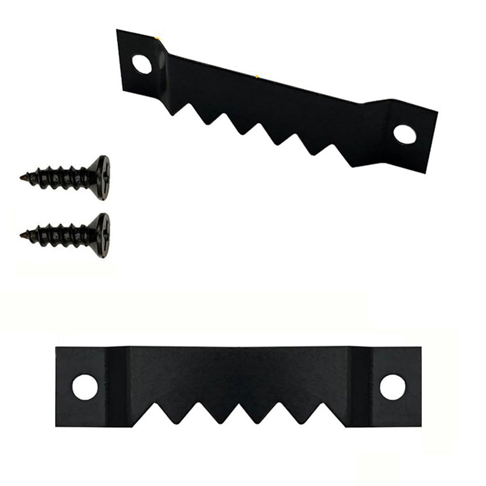 100 Pack Sawtooth Picture Frame Hangers Oil Hanging Wall Hooks and Screws