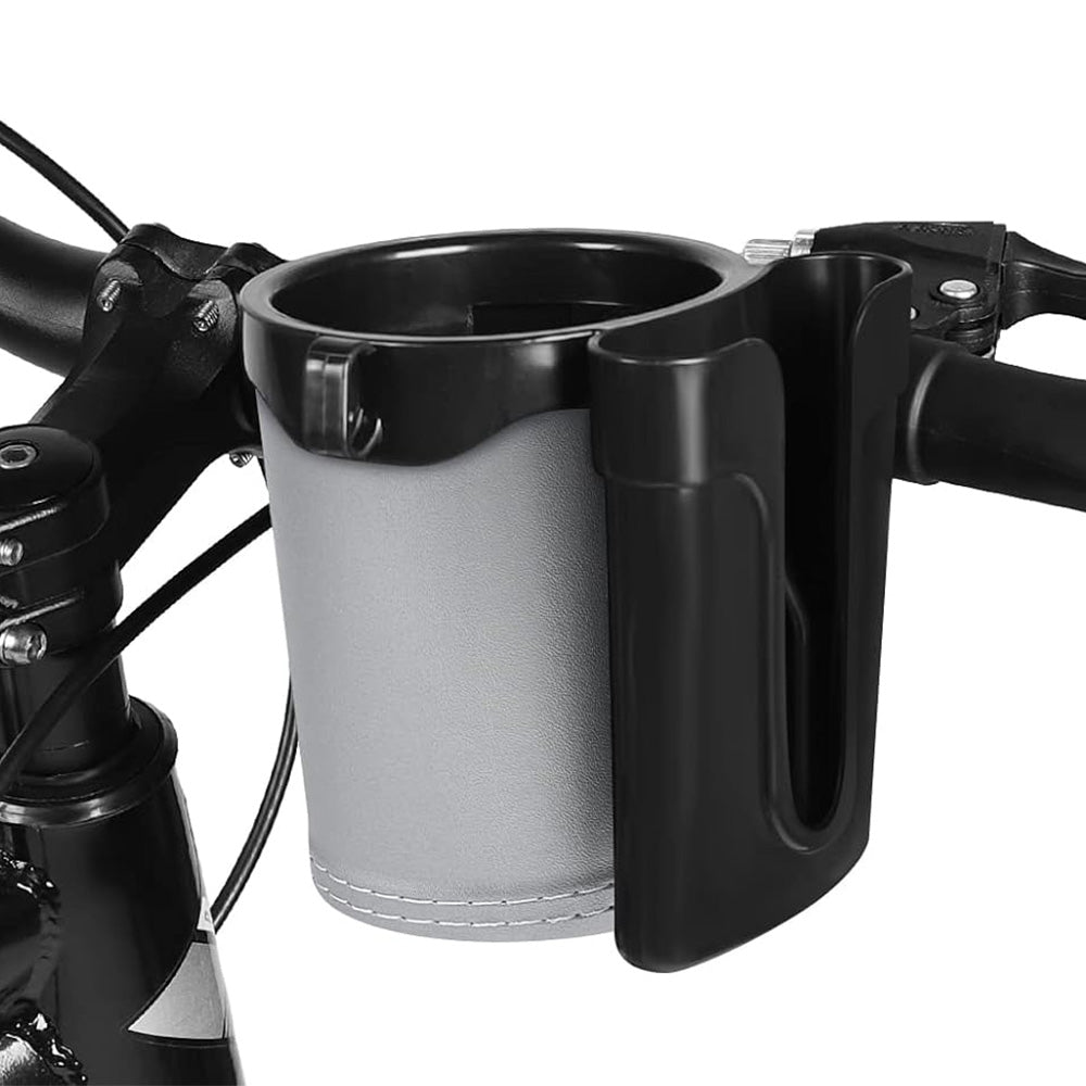 3-in-1 Bike Cup Holder with Cell Phone Keys Holder Water Bottle Holder for Bicycles Grey