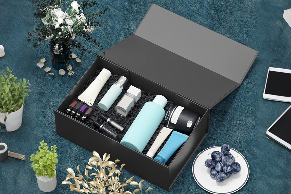 Rectangle Collapsible Gift Box with Lid for Presents Party Wedding