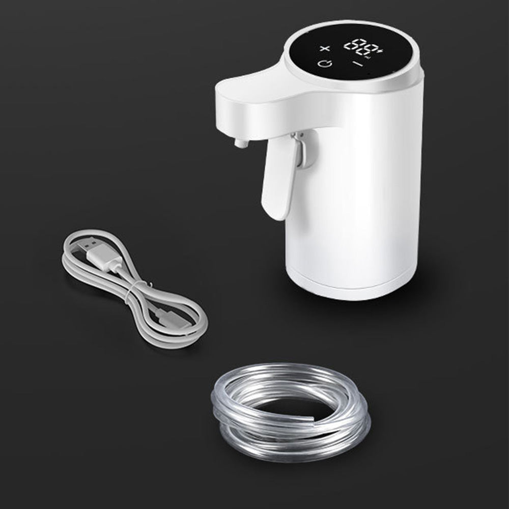 Smart Digital Wine Spirit Bottle Dispenser with Touch Screen-White