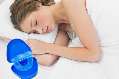 2Pcs Anti Snore Mouthpiece Mouth Guard Stop Snoring Grinding Sleep Aid Mouthguard
