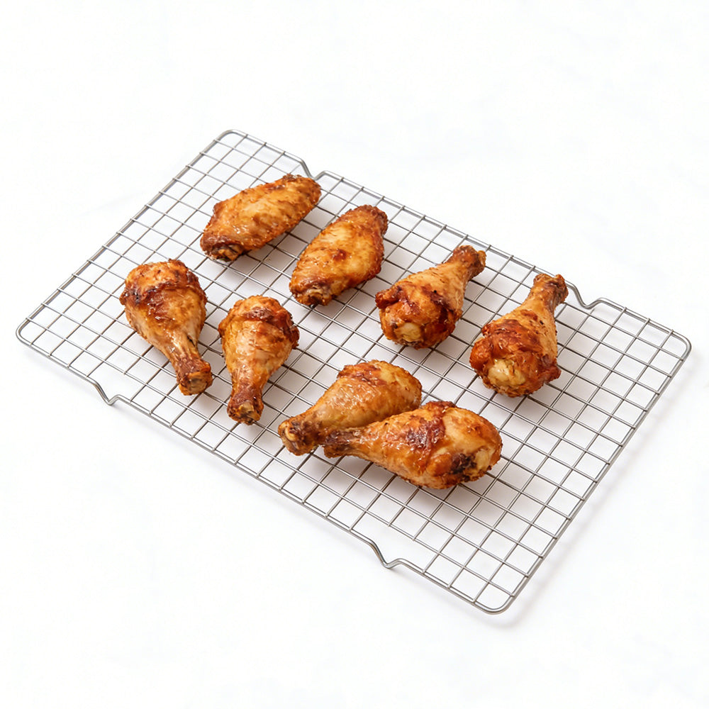 2Pcs Stainless Steel Baking Cooling Rack Oven