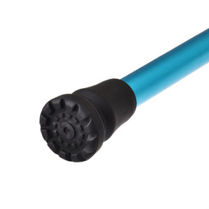 Foldable Lightweight Adjustable Aluminum Alloy Walking Stick-Blue