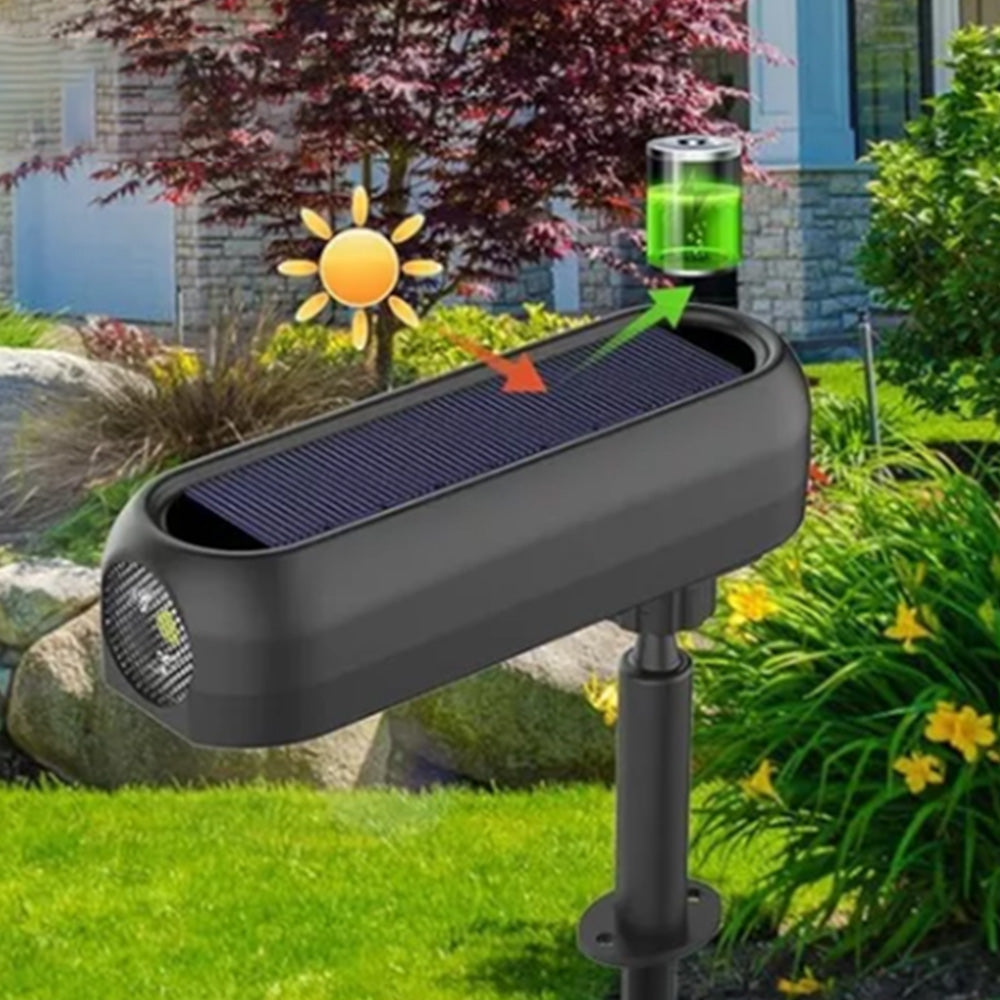 2Pcs Solar LED Spotlights Garden Path Landscape Tree Decorative Spot Lights