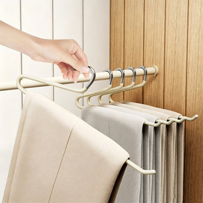 10 Pack Open Pant HangersCream