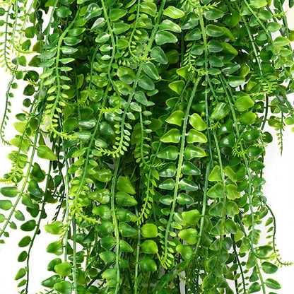 2Pcs Artificial Ivy Vine Hanging Plants Faux Leaf Plants Fake Plants Garden Decor